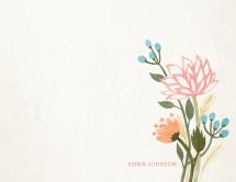 Watercolor Lotus by Four Wet Feet Design