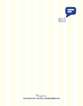 personal stationery - Benjamin by Maui n Cupcake