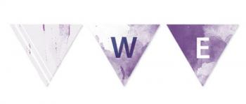 Watercolor Ombre Banner Party Decor