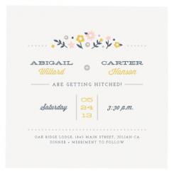Countryside Florals Wedding Invitations