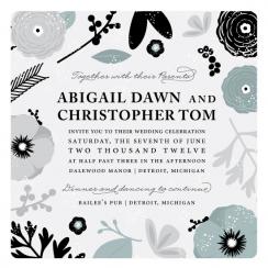 Floral Bliss Wedding Invitations