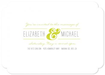 Bold Ampersand Wedding Invitations