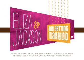 A Little Perspective Wedding Invitations