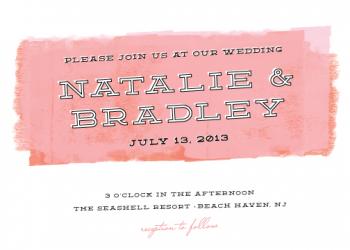 Paint roller Wedding Invitations