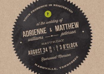Big Seal Wedding Invitations