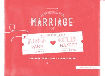 Perfect Match Wedding Invitations
