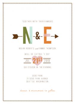 oh, so happy (together) Wedding Invitations