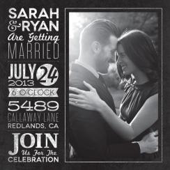 Minimalist Wedding Invitations