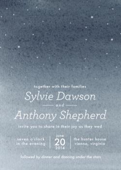 Written in the Stars Wedding Invitations