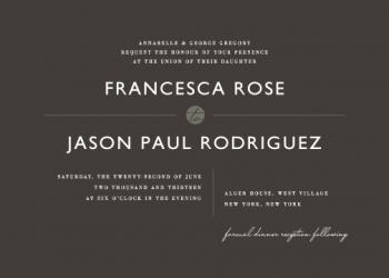 Manhattan Wedding Invitations