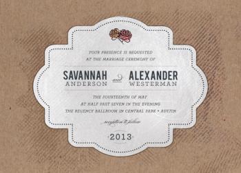 Private Reserve Wedding Invitations