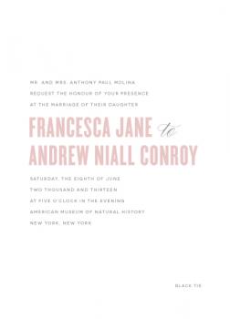 Modernism Wedding Invitations