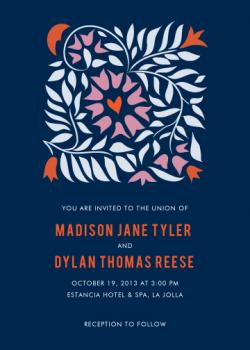Moonlit Garden Wedding Invitations