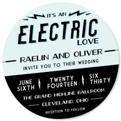 Electric Love Wedding Invitations