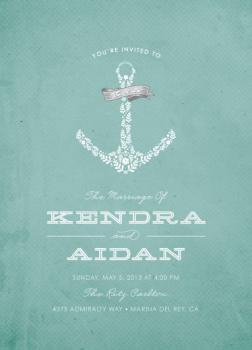 Forever Anchored Wedding Invitations