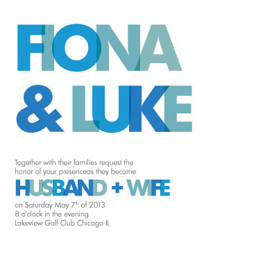 wedding invitations - overlapped  by studioflo