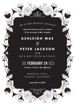 Enchanted Garden Wedding Invitations