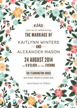 Delighted Wedding Invitations