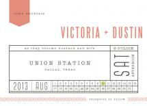 Ticket to Love by Spotted Whale Design