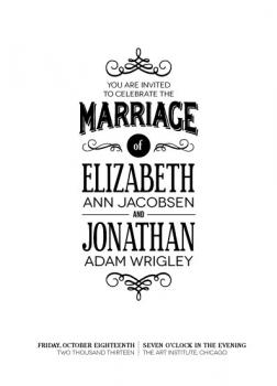 Perfectly Labeled Wedding Invitations