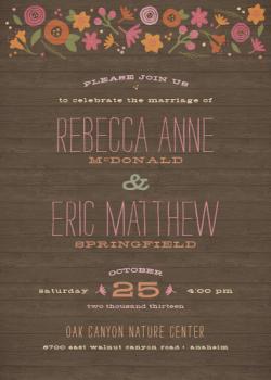 Woodland Whimsy Wedding Invitations