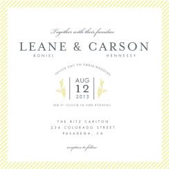 pure+simple Wedding Invitations