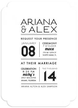 Newspaper Wedding Invitations
