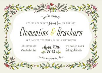 Suffolk Wedding Invitations