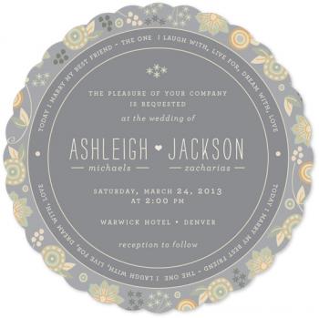 Garden Kiss Wedding Invitations