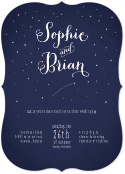 Written in the Stars Wedding Invitations