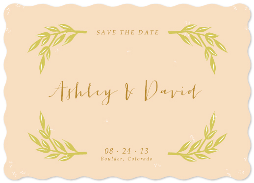 save the date cards - Love & Branches by Monica Schafer