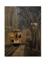 Midnight cable car ride... by Dana Fong