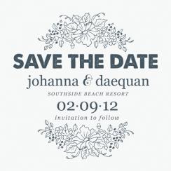 you & me Save the Date Cards