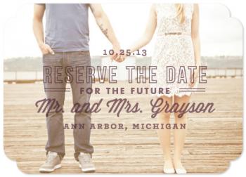 The Future Mr. and Mrs. Save the Date Cards