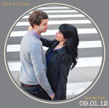 Inlove circle Save the Date Cards