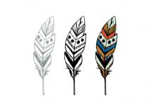 3 more feathers by Heather Myers
