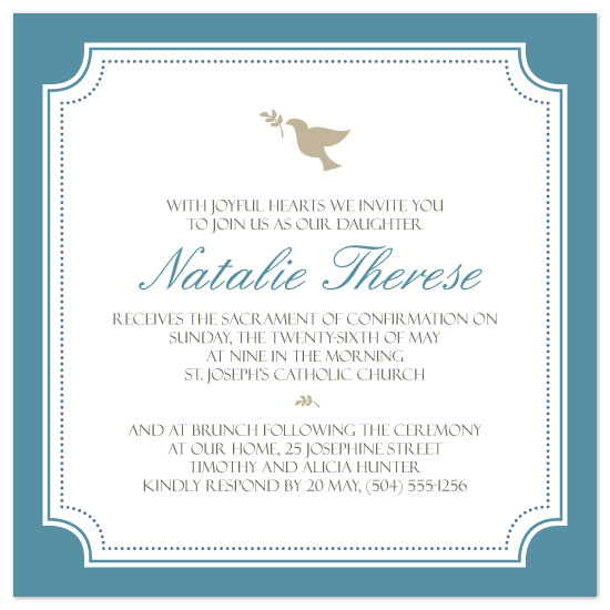 Confirmation Party Invitations 5