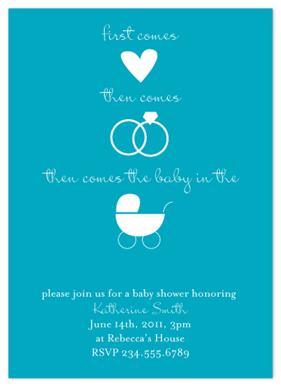 Shower Invitations First Comes Love At Minted Com
