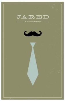 Mr. Moustache and Tie