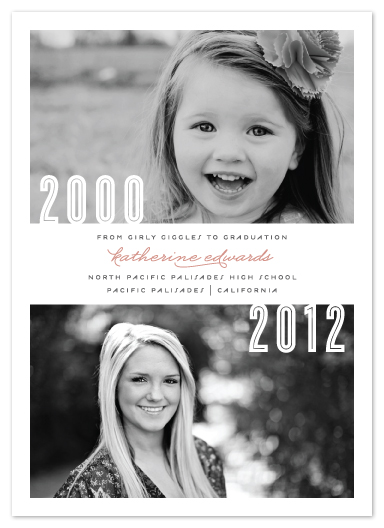 Then And Now Graduation Party Invitations 1