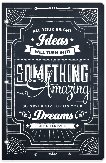 journals - Chalkboard Dreams at Minted.com