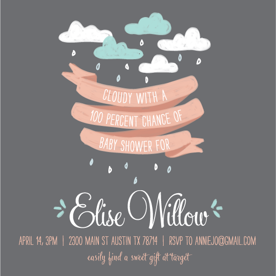 7^(x+3)49 log at  shower Minted.com and invitations Ribbon Rain  baby