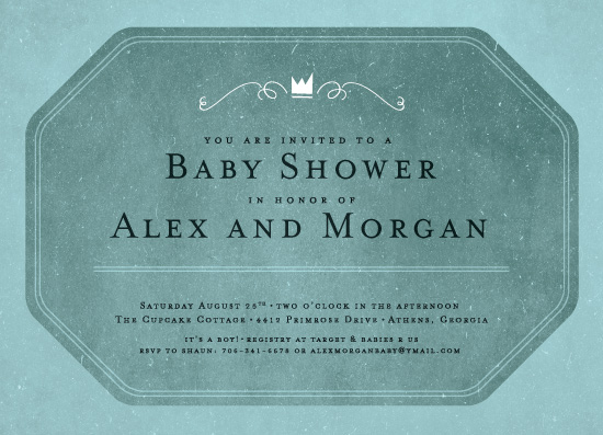 Baby Shower Invitations Little Crown At Minted Com