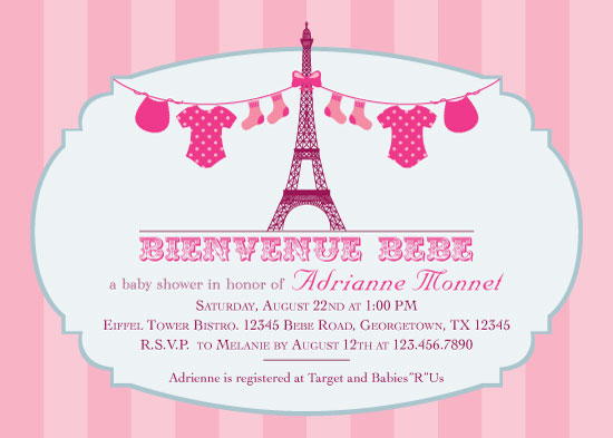 Baby Shower Invitations Baby French Affair At Minted Com