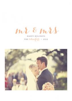 First Holiday as Mr. and Mrs
