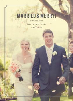 married and merry!