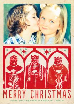 Three Kings Woodcut