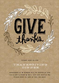 Rustic Give Thanks