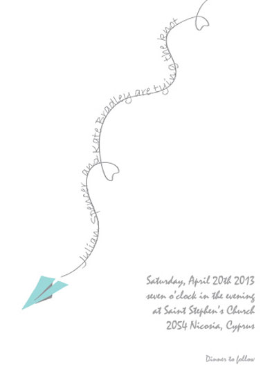 Wedding Invitations Paper Plane At Minted Com